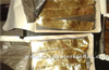 Now, gold foil strips hidden in stocking packets seized